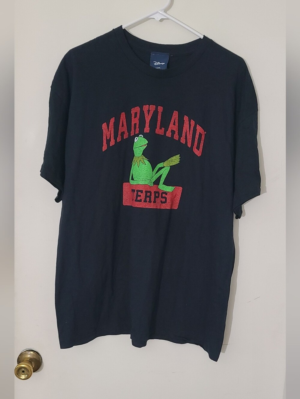 Disney Maryland Terrapins Disney Arch Kermit T Shirt XL